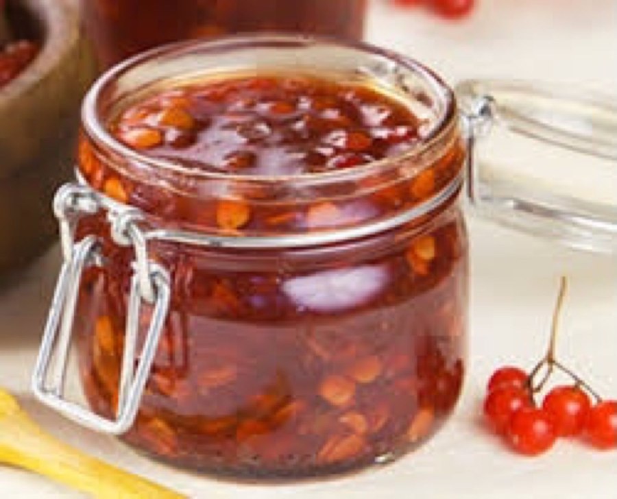Калины на зиму с медом