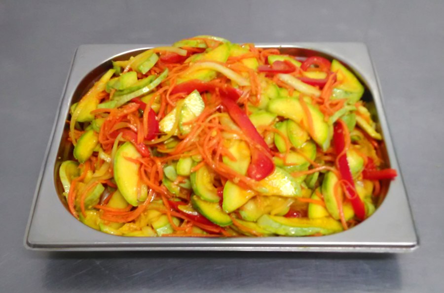 Кабачки маринованные по-корейски