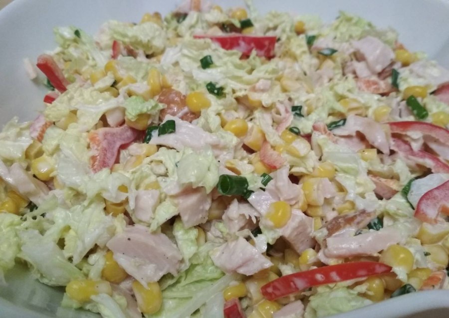 Салат горками