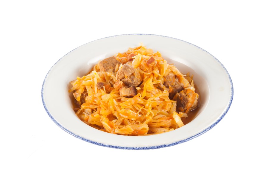 Макароны с мясом и полевой