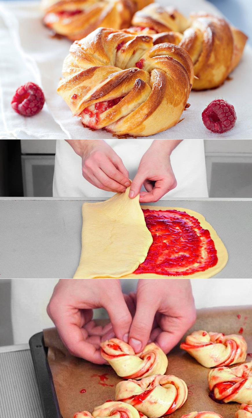 Булочки с джемом