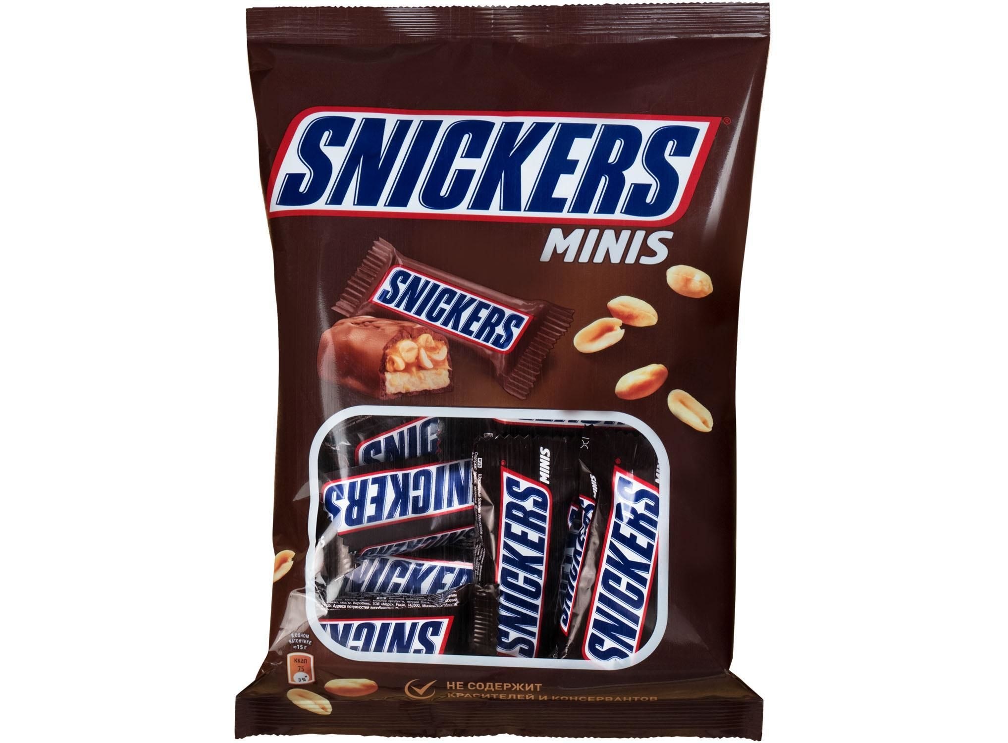 Конфеты сникерс. Батончик Сникерс Минис 180г. Шоколад snickers Минис 180 г.