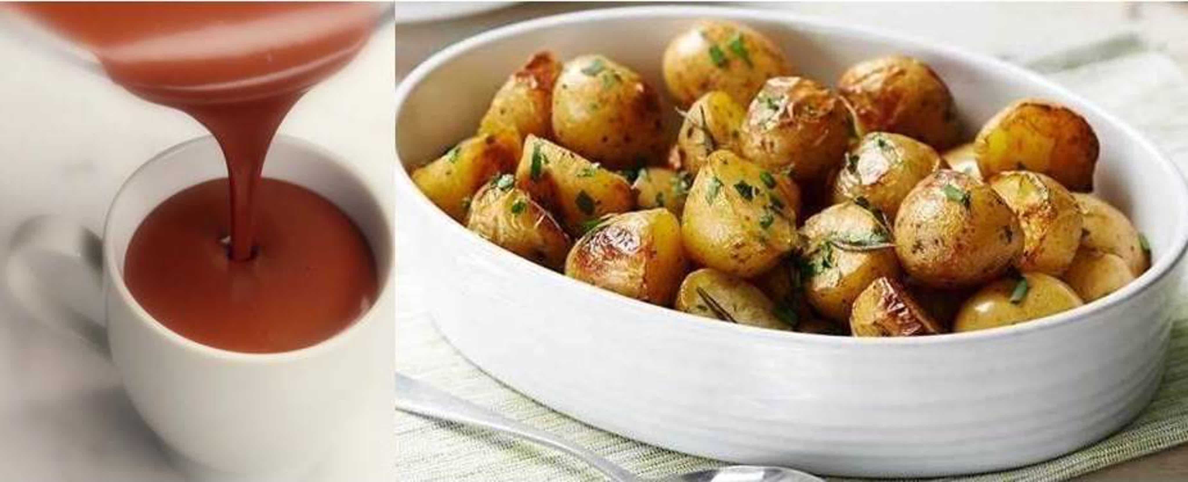 Мелкая картошка запеченная в духовке