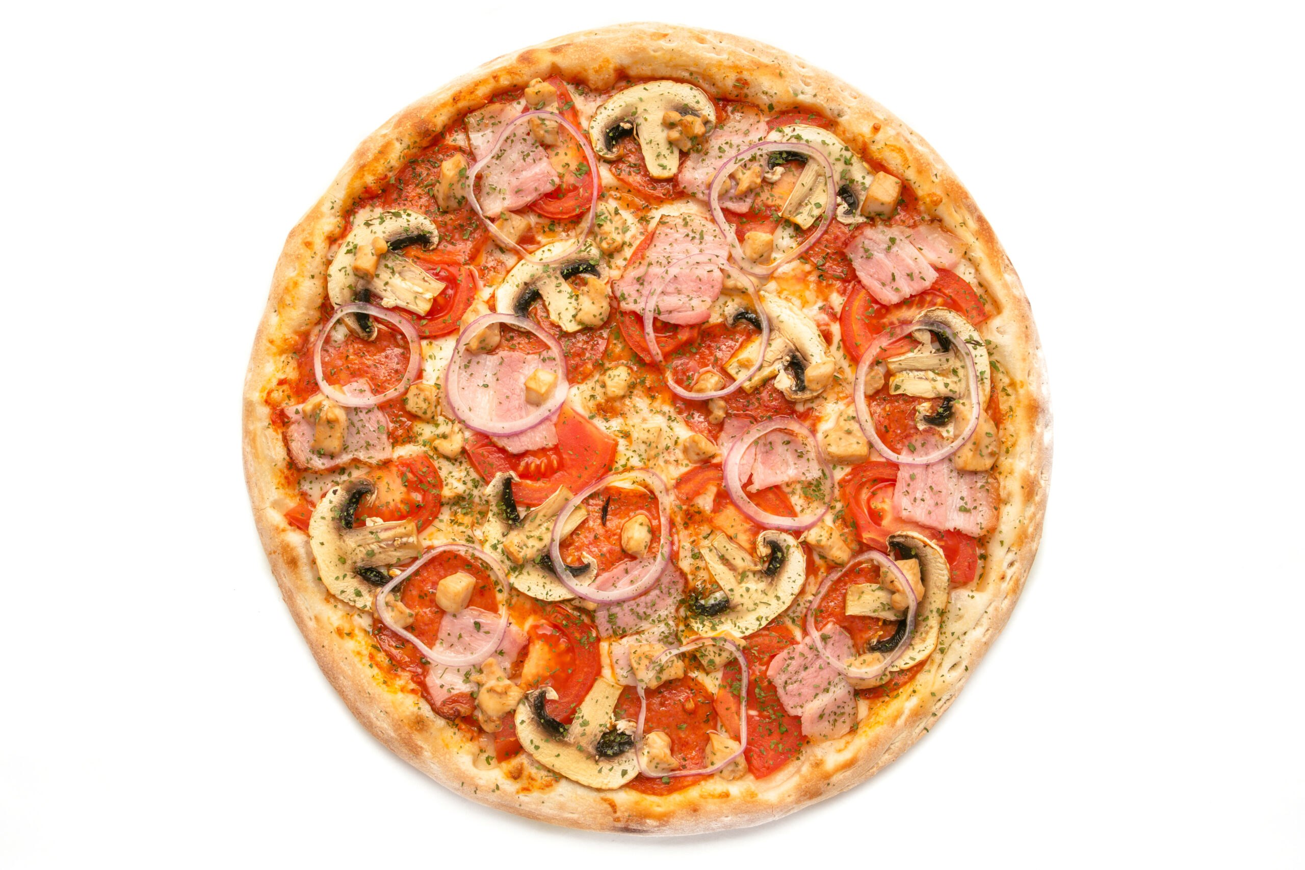 грибная пицца с беконом фото 11