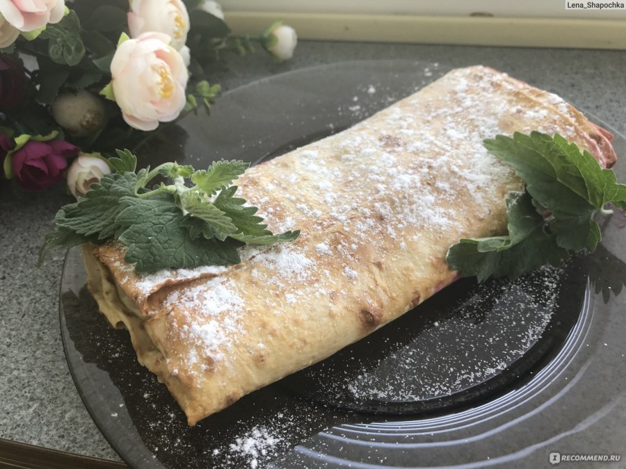 Венский штрудель с яблоками и корицей