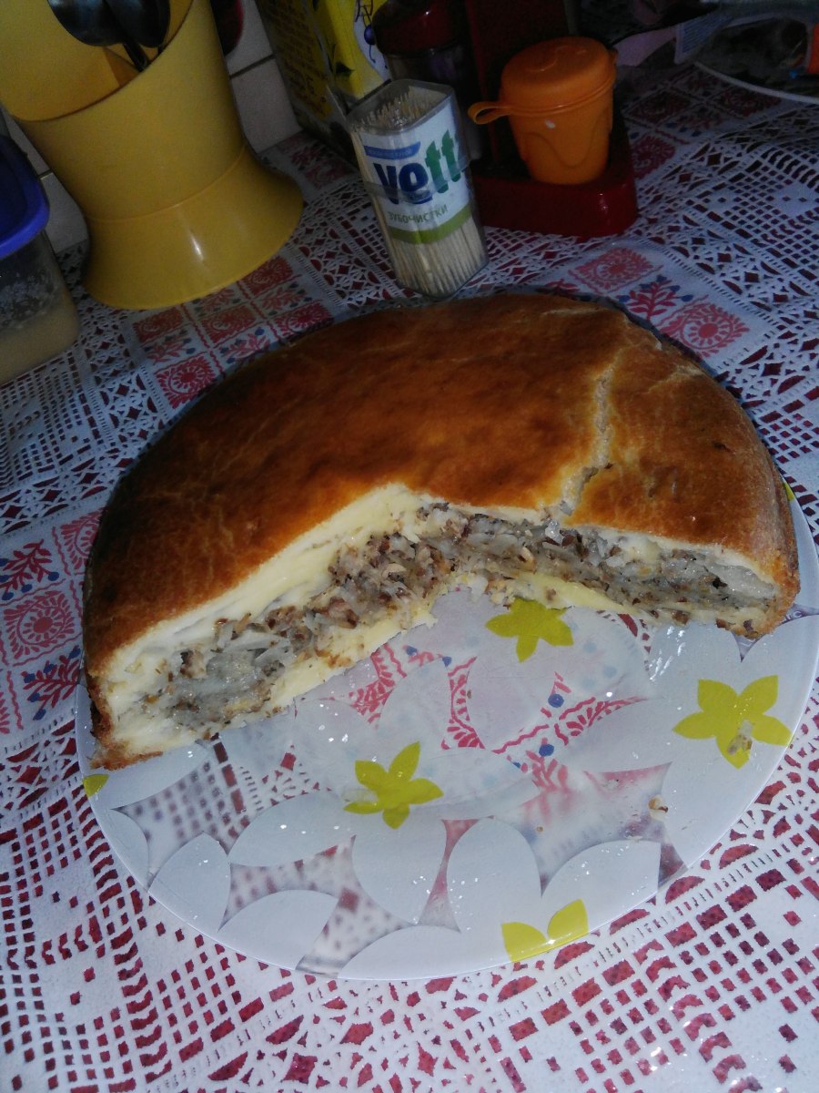 Тесто на заливной пирог на сметане