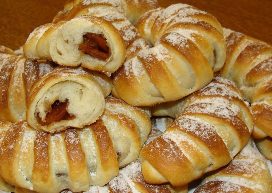 Булочки с повидлом