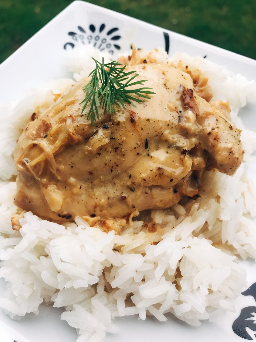 Рич с курицей в духовке