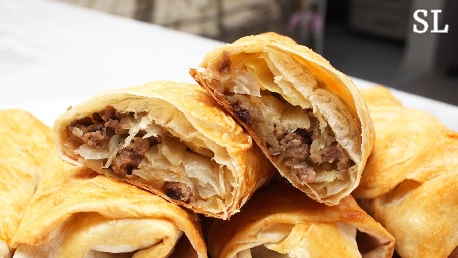 Пирожки с капустой из лаваша
