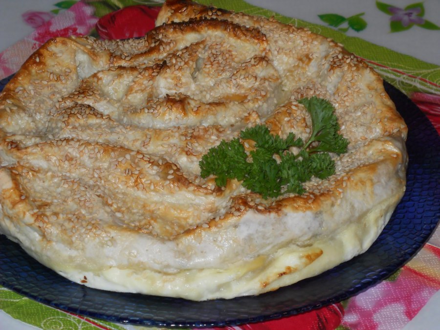 Лаваш с колбасой и сыром