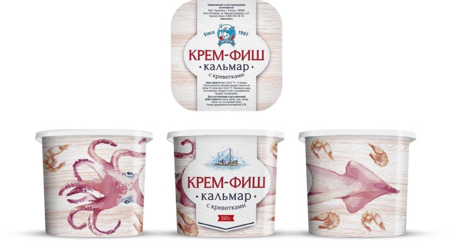 Европром крем Фиш кальмар