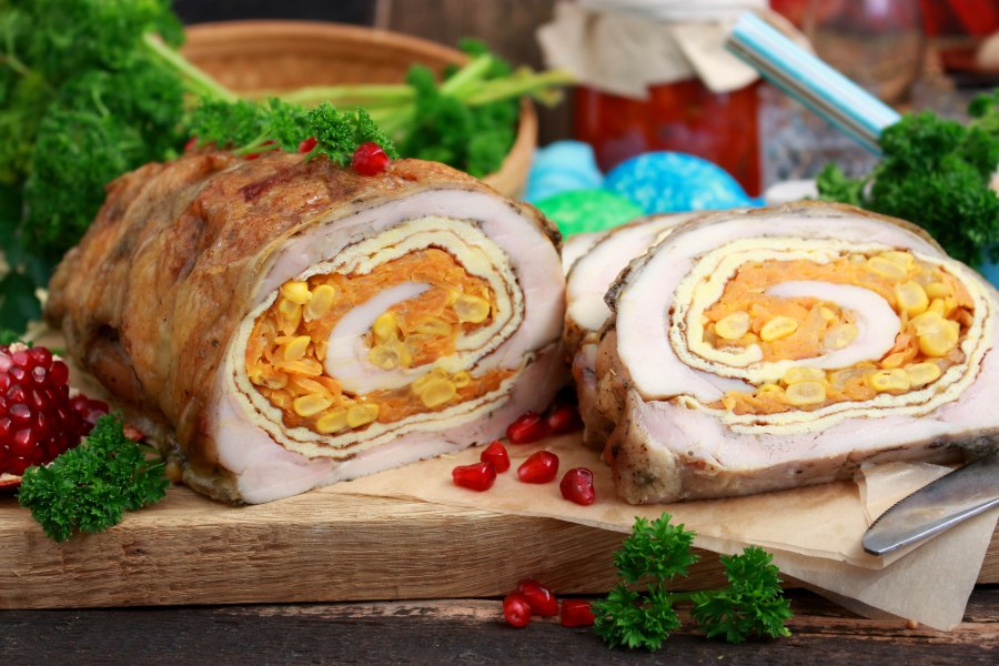 Грибные рулетики