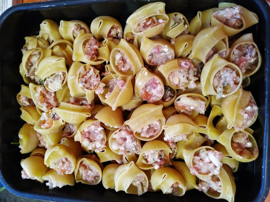 Крупные макароны