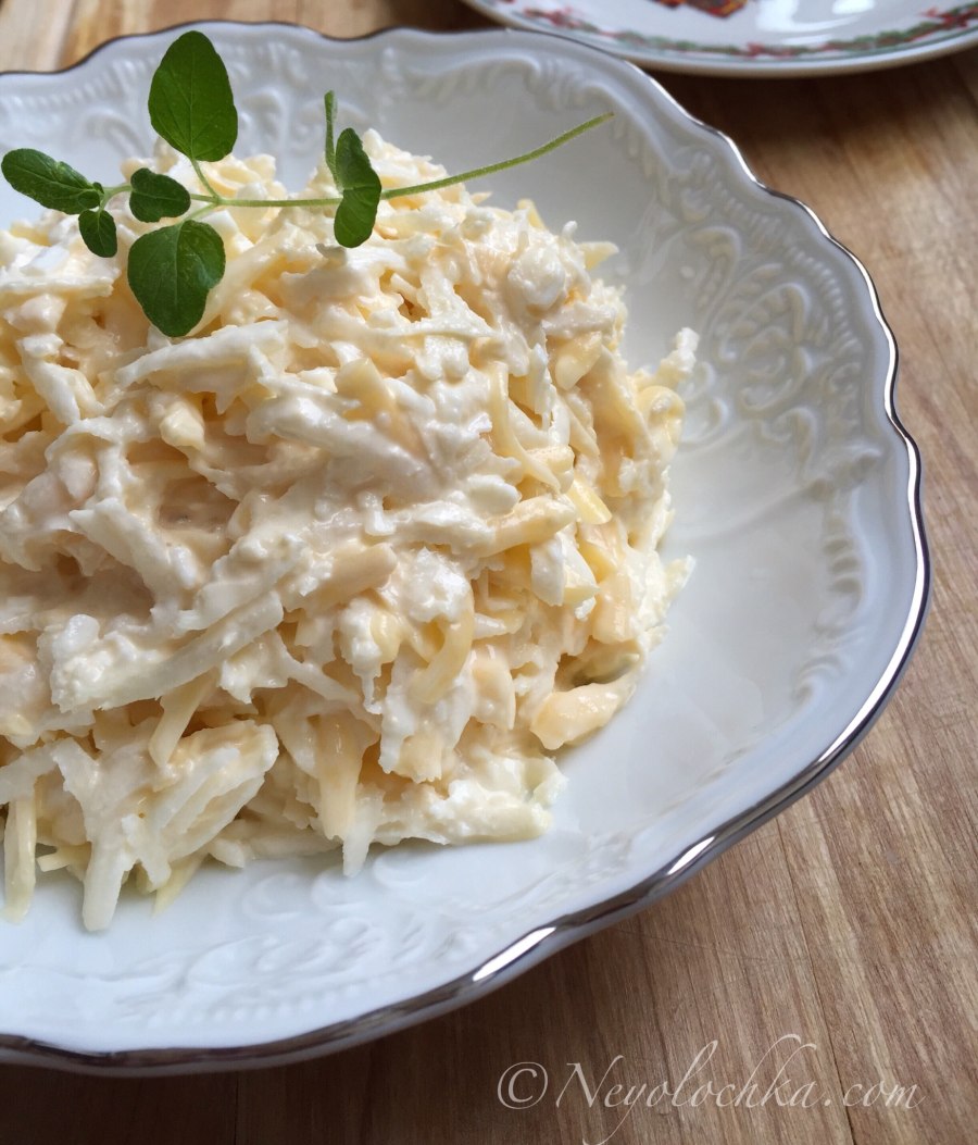 Салат Петровский с редькой