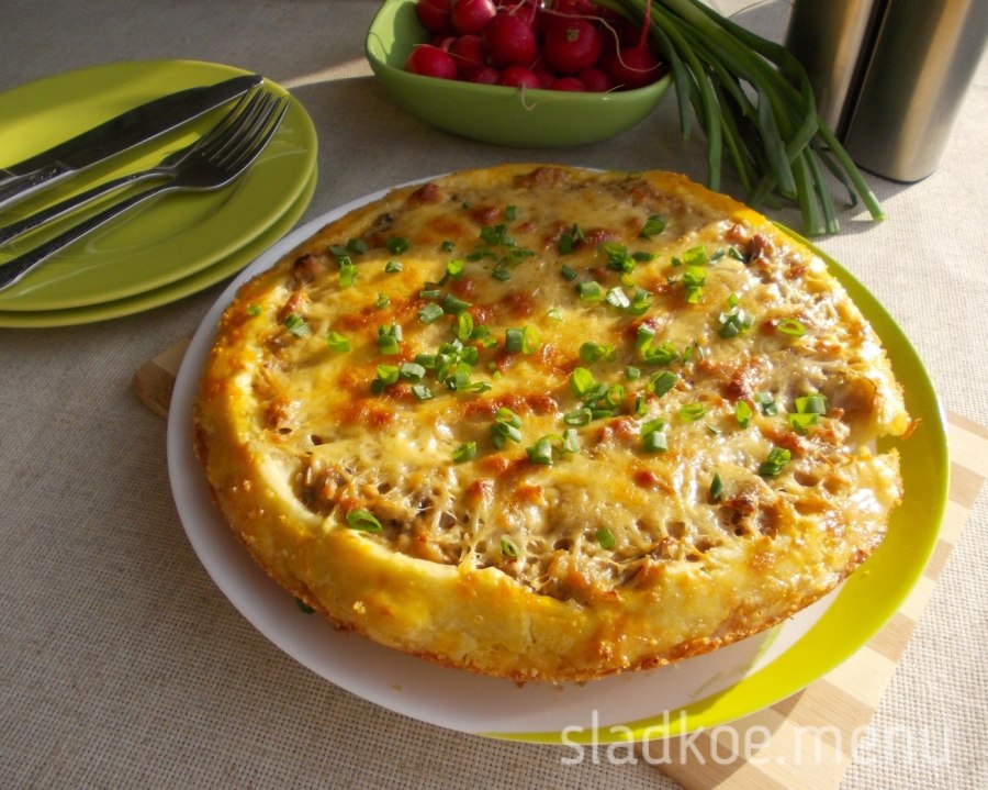 Пирог из картошки