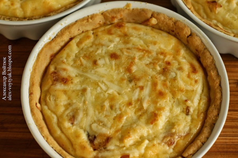 Открытый картофельный пирог