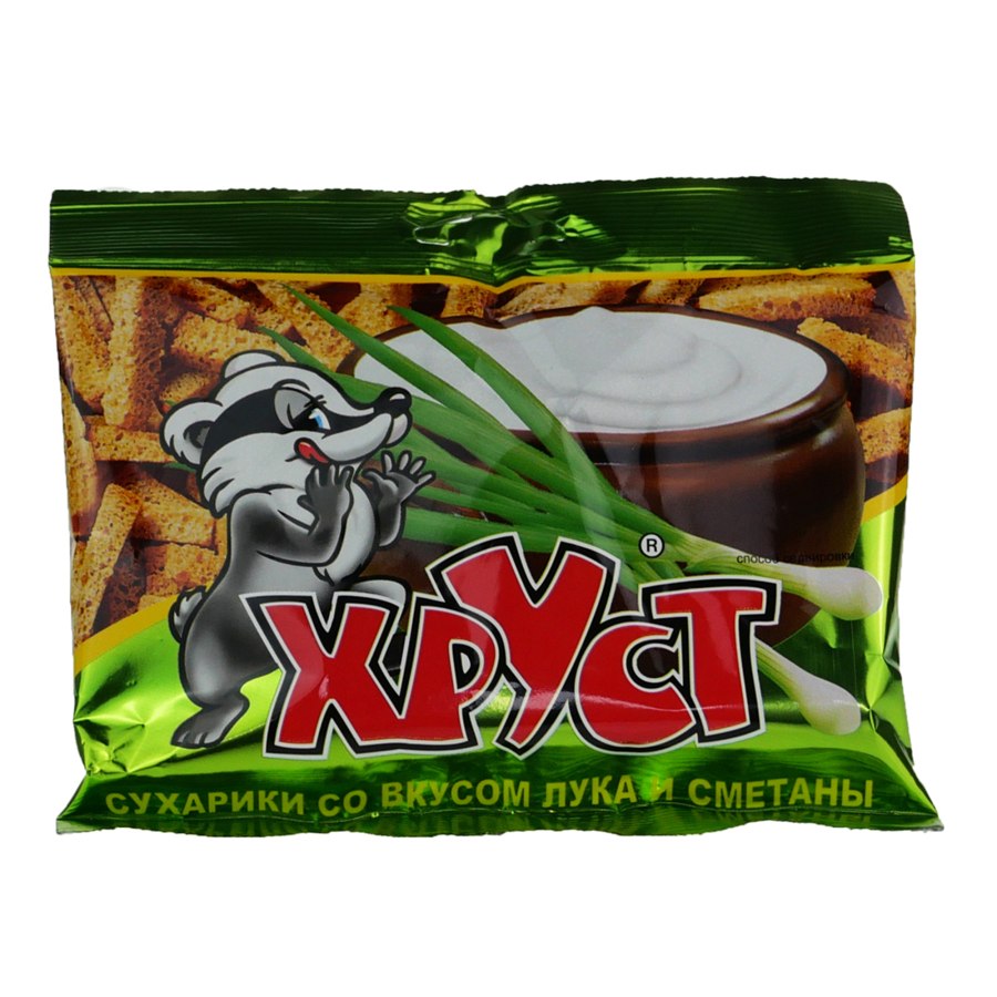 Сухарики с барсуком