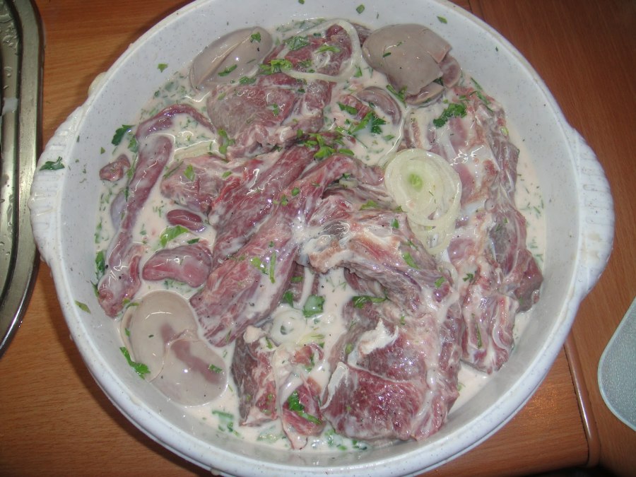 Шашлык из баранины маринад