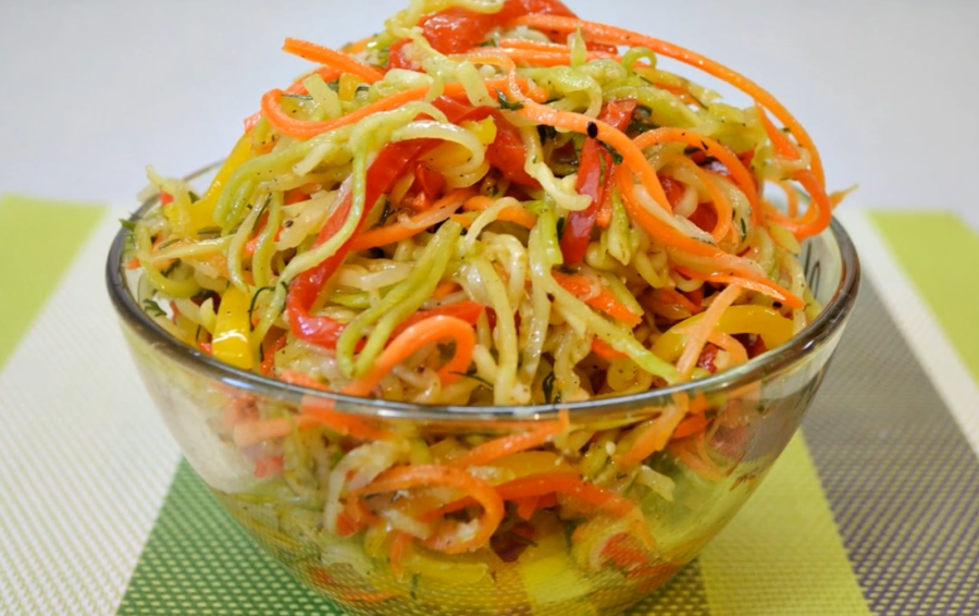 Салат кабачки по корейски