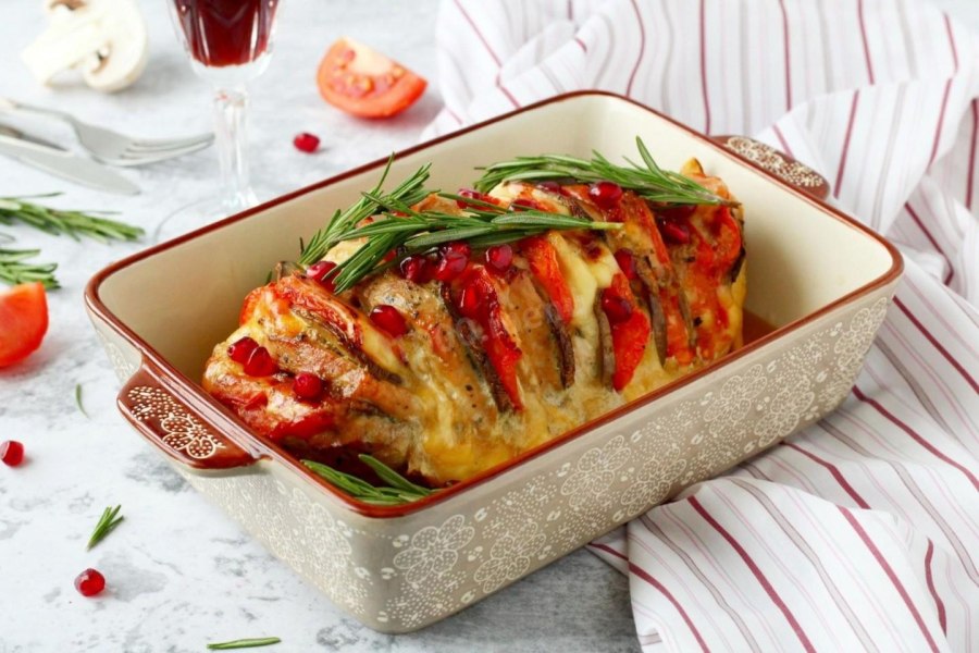 Куриная грудка Капрезе