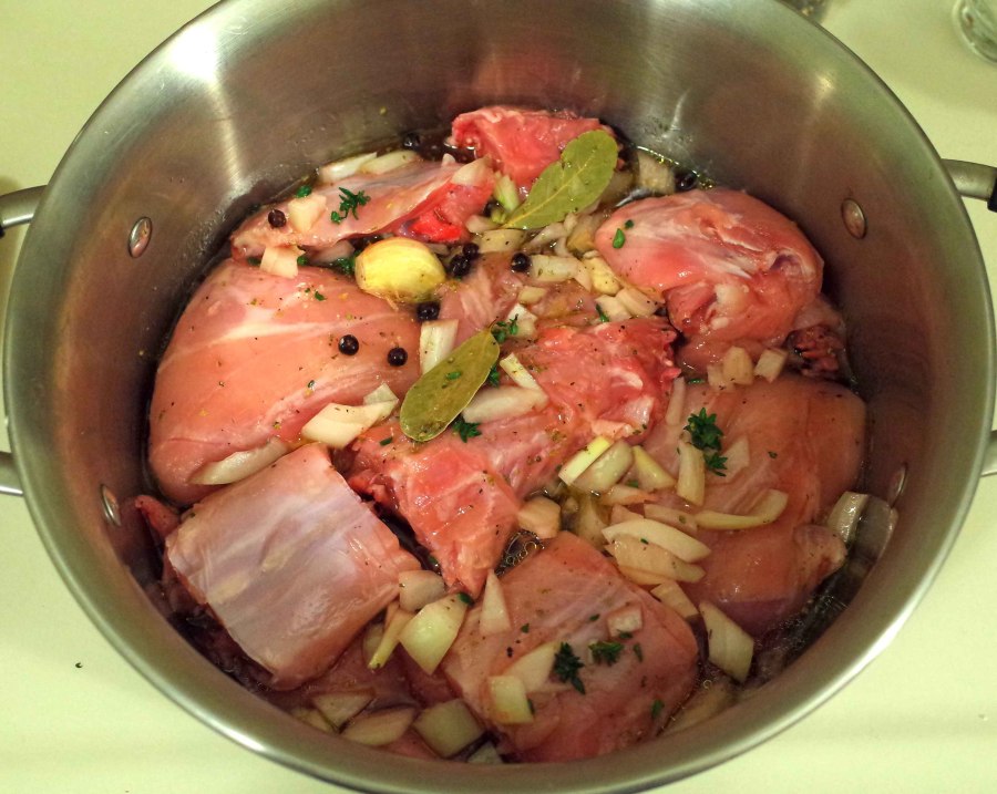 Кролик вкусный маринада