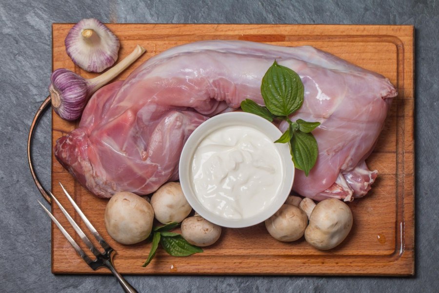 Мясо в сливочном соусе