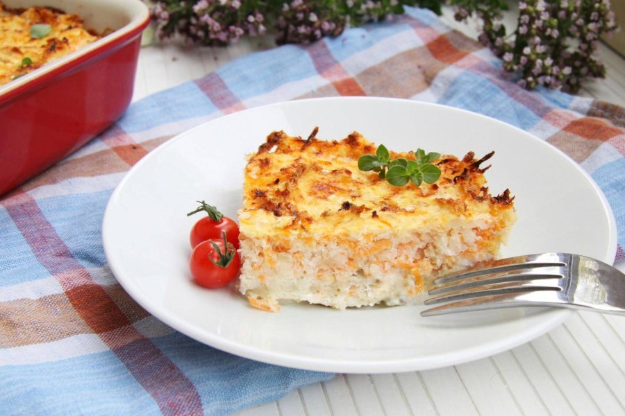 Рыбная запеканка "по-царски"
