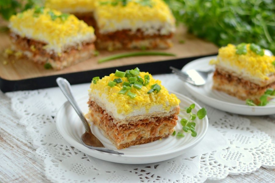 Салат из шпрот