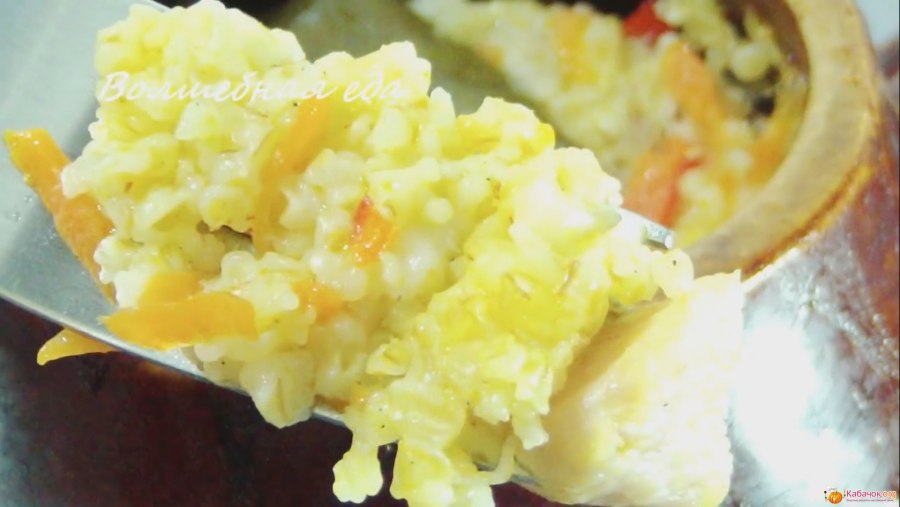 Перловка в горшочке в духовке с мясом и грибами