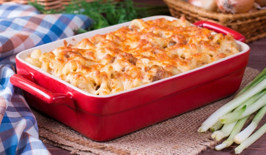 Макаронная запеканка с сыром