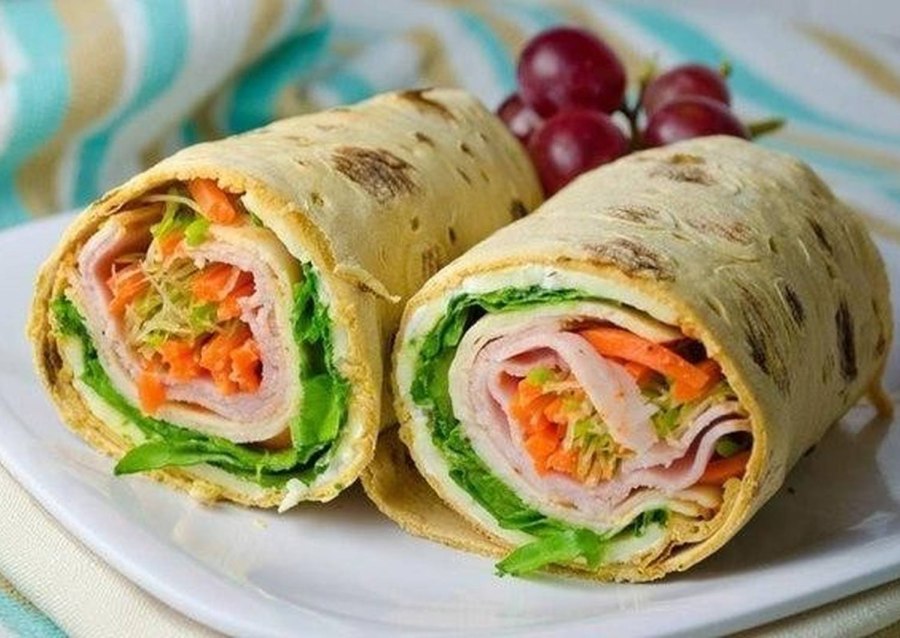 Закуски на новый год из лаваша рулет