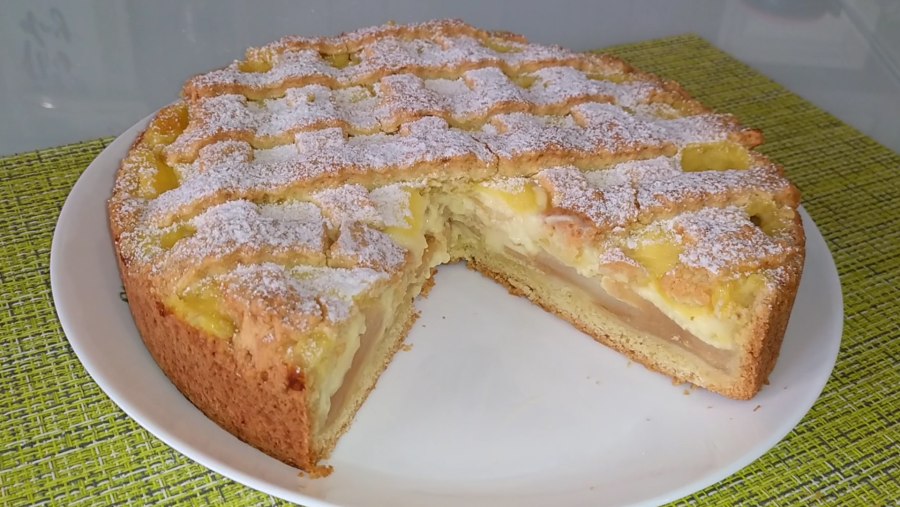Цветаевский пирог с яблоками от Юлии Высоцкой
