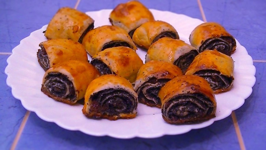 Маковый рулет сдоба