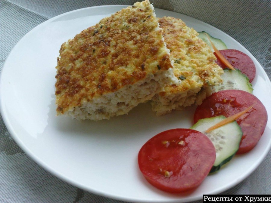 Куриное суфле в духовке
