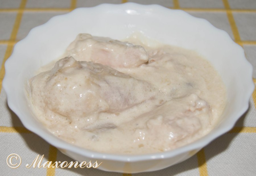 Соус для курицы со сливок и яиц