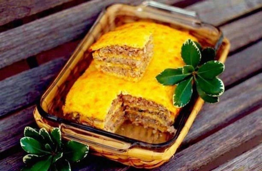 Пирог с куриным фаршем