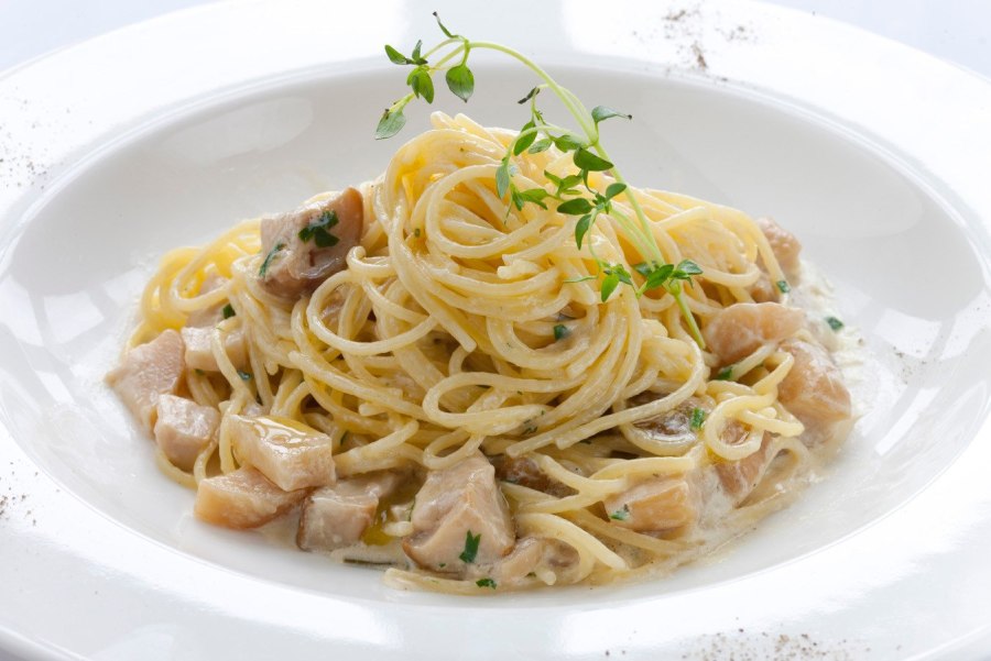 Сливочная паста с куриным филе