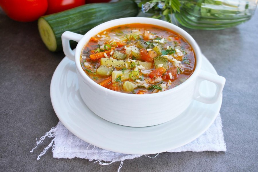 Супчик с солеными огурцами