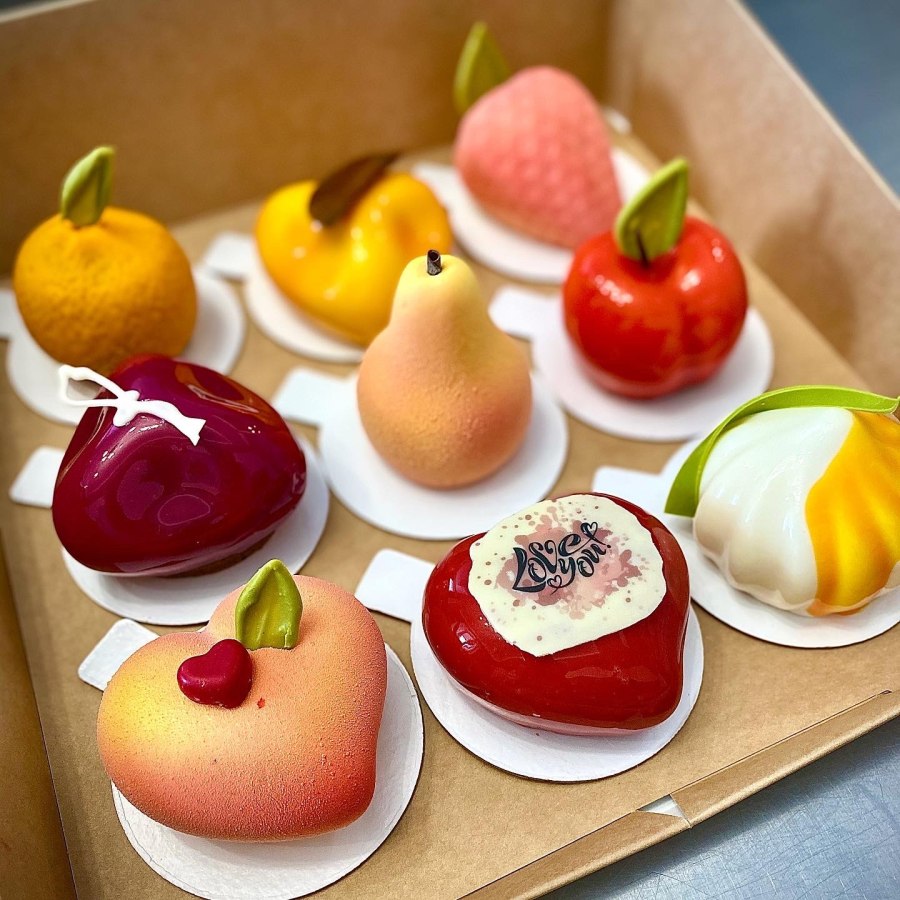 Муссовое пирожное мандарин