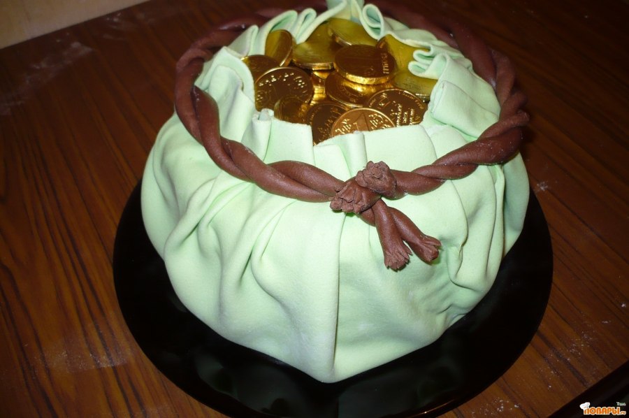 Торт мешок зерна