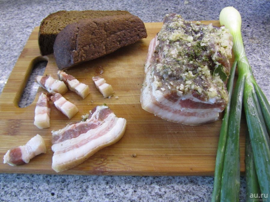 Сало соленое шпик