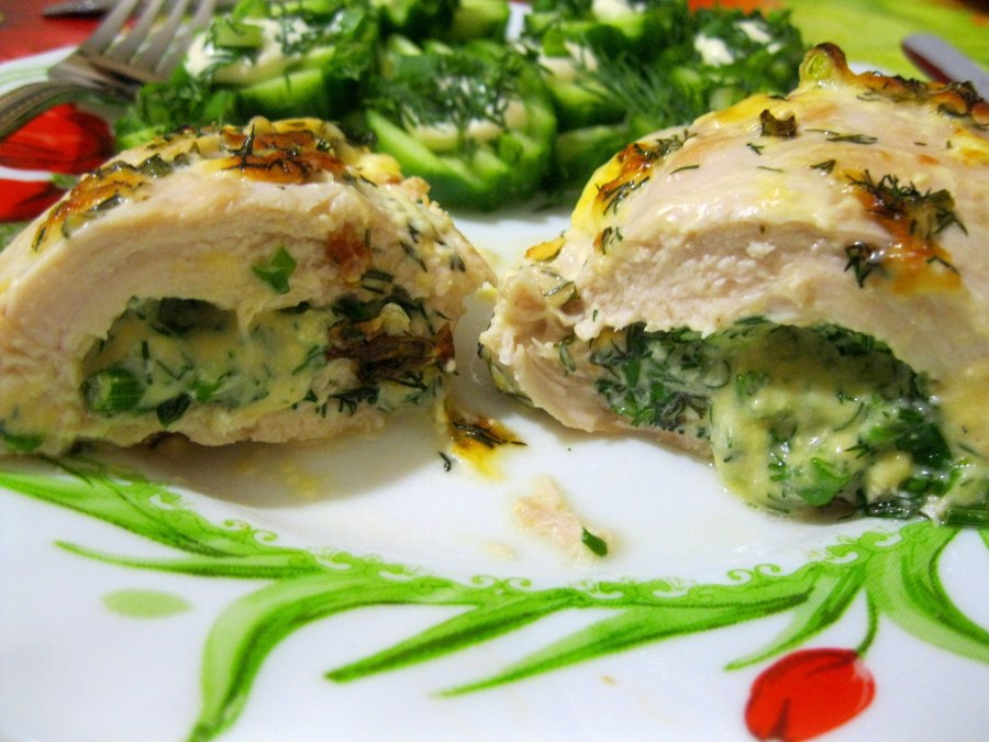 Фаршированная куриная грудка
