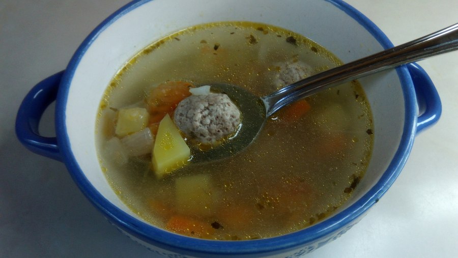 Рассольник с рисом