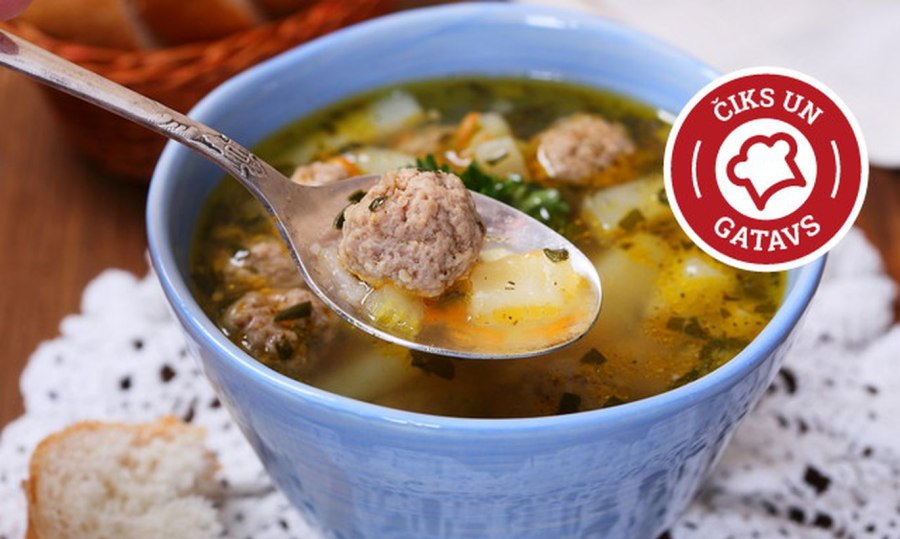 Вкусный рассольник с фрикадельками