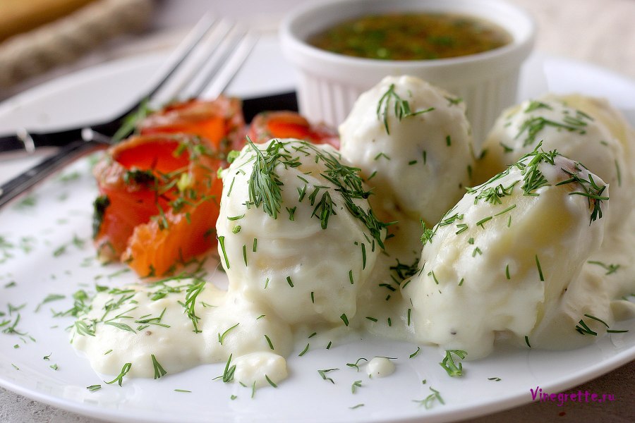 Соус сливочный с укропом