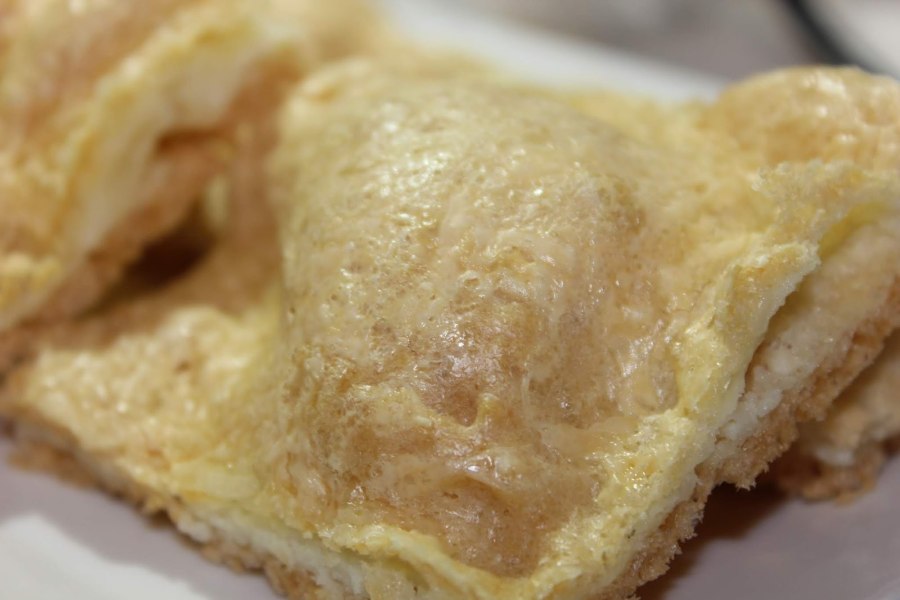 Лепешки заварные с сыром