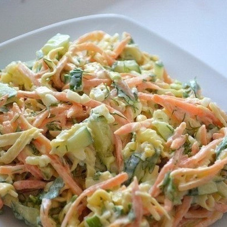 Салат Лисичка с корейской морковкой и курицей рецепт