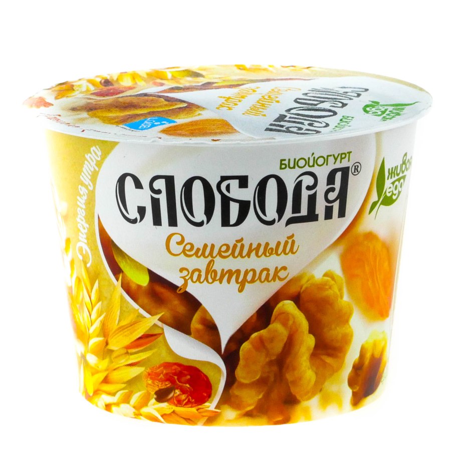 Йогурт Слобода гранола Изюм 210
