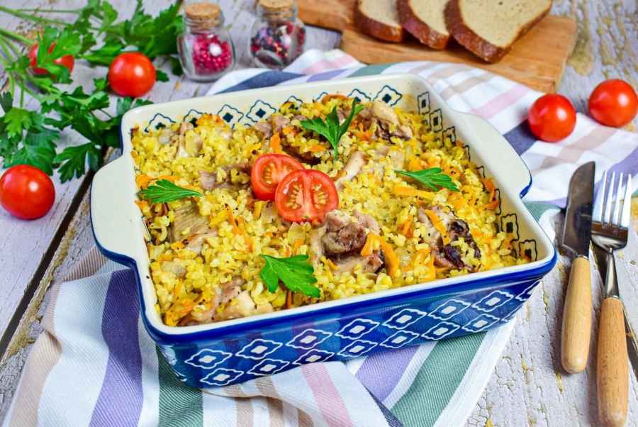 Валенсианская паэлья рис