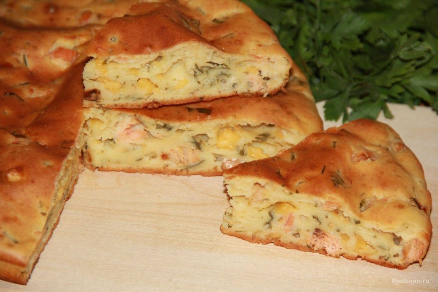 Кухня наизнанку заливной пирог с капустой
